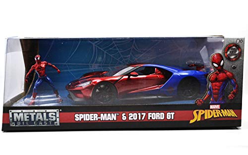 JADA TOYS 1/24 MARVEL AVENGERS SPIDER-MAN & 2017 FORD GT マーベル アベンジャーズ スパイダーマン & 2017 フォードGT 1/24