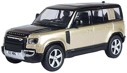 OXFORD ランドローバー ディフェンダー ミニカー 1/76 DEFENDER 110X ベージュ 並行輸入品