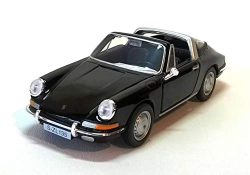 ブラーゴ ポルシェ 911 1967 ミニカー 1/32 ダイキャスト製 モデルカー 黒 並行輸入品