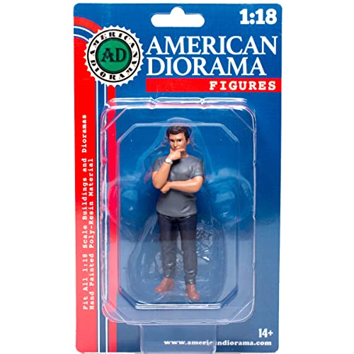 アメリカン ジオラマ 1/18 フィギュア ディーラーシップ 男性 顧客3 American Diorama Figures The Dealership Customer III 並行輸入品