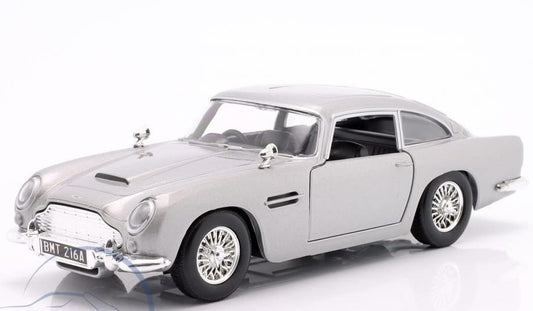 MOTORMAX アストンマーチン ボンドカー ミニカー 1/24 ASTON MARTIN DB5 COUPE 1965 映画007 ゴールドフィンガー シルバー 並行輸入品