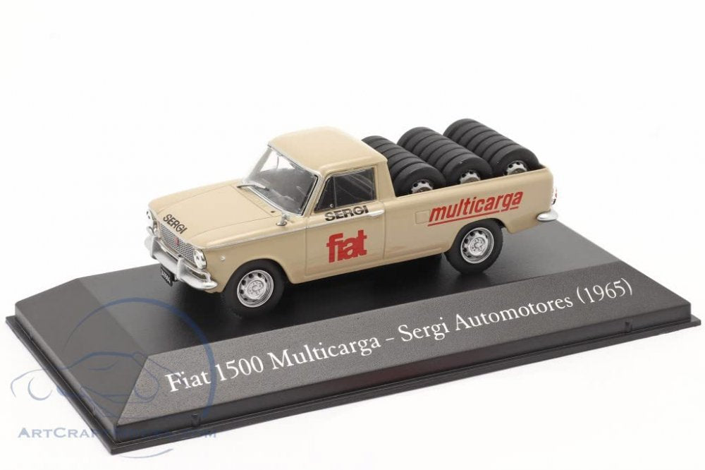 アウトレット品 フィアット ミニカー 1/43 FIAT 1500 MULTICARGA ピックアップ トラック SERGI AUTOMOTORES 1965 並行輸入品