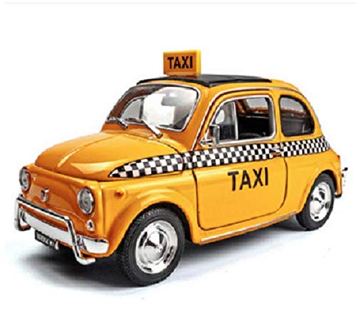 ウィリー 1/24 フィアット ヌオバ 500 タクシー Welly 1/24 Fiat Nuova 500 Taxi ミニカー