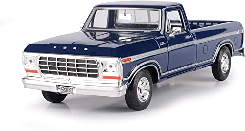 MOTORMAX ミニカー 1/24 フォード F-150 ピックアップ トラック カスタム 1979 ブルー 並行輸入品