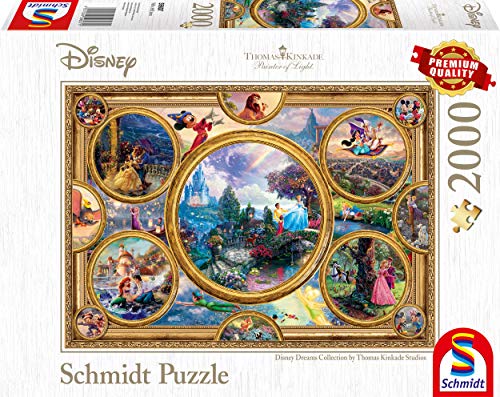 Schmidt Puzzle ディズニードリームコレクション 59607 2000ピース ジグソーパズル By Thomas Kinkade