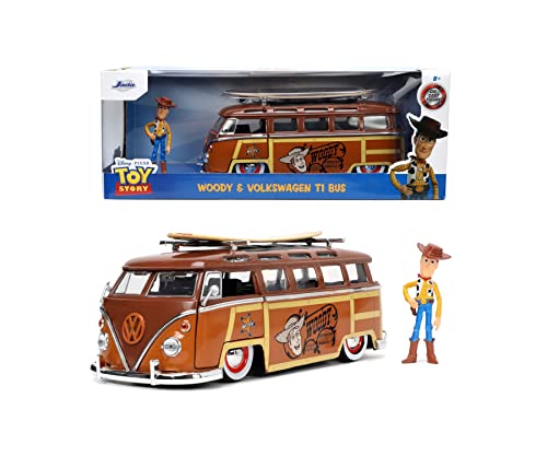 JADA TOYS 1/24 ワーゲン バス 1962 ウッディ フィギア トイストーリー TOY STORY 33176 並行輸入品