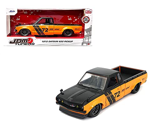 JADA TOYS 1/24 ダットサン 620 ピックアップ 1972 カスタム オレンジ JDM TUNERS 34301 並行輸入品