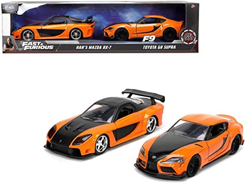 JADA TOYS 1/32 ワイルドスピード ハン マツダRX-7 & トヨタ GR スープラ 2台セット 32910 並行輸入品