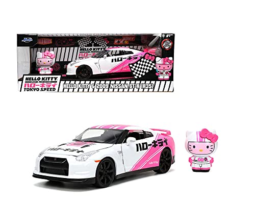 JADA TOYS 1/24 日産 GT-R R35 2009 ハロー キティ フィギア Hello Kitty Nissan GT-R TOKYO SPEED 33724 並行輸入品