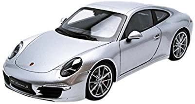 WELLY 1/18 ミニカー 911 991 カレラ S シルバー 開閉 Porsche 911 Carrera S 18047S