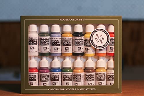 バジェホ Vallejo Basic USA Colors アクリル Paint Set