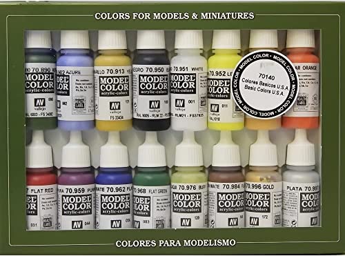 バジェホ Vallejo Basic USA Colors アクリル Paint Set