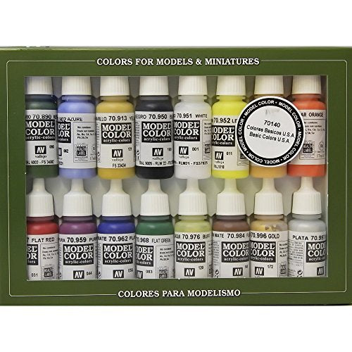 バジェホ Vallejo Basic USA Colors アクリル Paint Set