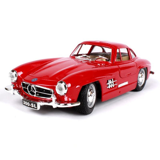 アウトレット品 ブラーゴ ミニカー 1/24 メルセデス ベンツ BENZ 300 SL 1954 ダイキャスト モデルカー レッド 並行輸入品