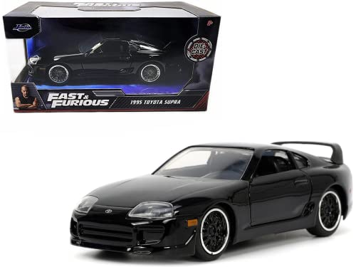 JADA TOYS 1/32 ワイルドスピード スープラ 1995 ブラック F&F Supra 33381 並行輸入品