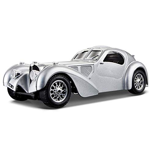 ブラーゴ ブガッティ ミニカー 1/24 アトランティック BUGATTI ATLANTIC TYPE 57SC 1936 シルバー 並行輸入品