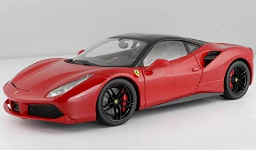 ブラゴ Bburago 1/18 フェラーリ シグネチャー シリーズ Ferrari 488 GTB レッド レース スポーツカー ダイキャストカー Diecast Model ミニカー 並行輸入品