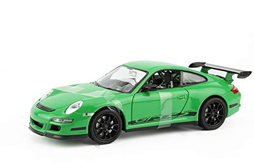 アウトレット品 Welly 22495 ポルシェ 911 997 GT3 RS グリーン 1/24-1/27 ダイキャストモデルカー