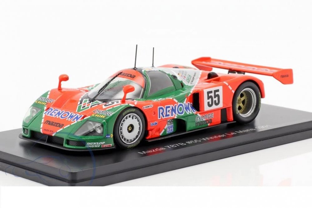 アウトレット品 マツダ 787B ミニカー 1/43 MAZDA 2.6L チーム マツダスピード N55 ルマン 24時間 1991 優勝 並行輸入品