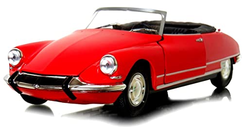 ウィリー シトロエン ミニカー 1/24 CITROEN DS19 CABRIOLET 1965 レッド 並行輸入品