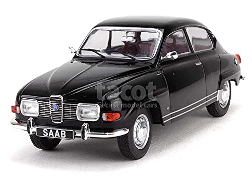 WHITEBOX サーブ 96 ミニカー 1/24 Saab 96 V4 1970 BLACK 並行輸入品