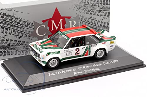 CMR ミニカー 1/43 FIAT 131 ABARTH フィアット アバルト アリタリア N2 4th ラリー モンテカルロ 1978 並行輸入品