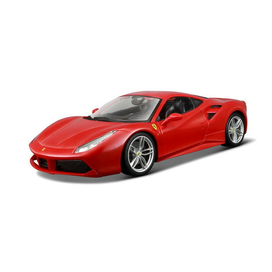 ブラーゴ 1/18 ミニカー ダイキャストカー フェラーリ 488GTB レース スポーツカー Bburago Ferrari 488GTB 1/18 赤